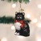 Old World Christmas 3.5 Inch Tuxedo Kitty Christmas Tree Ornament , Black Cat Regal